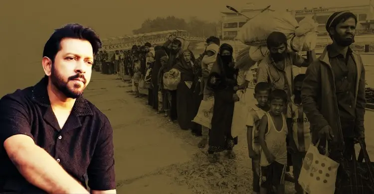 রোহিঙ্গা পরিবারের সঙ্গে কথা বলে প্রাণ কেঁদেছে তাহসানের