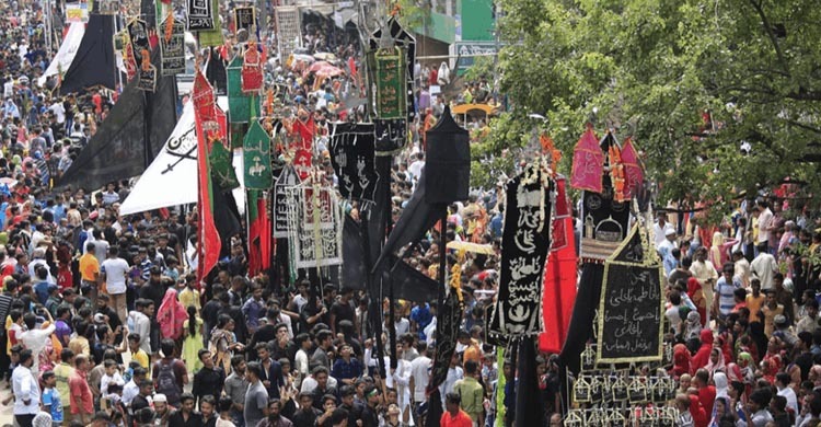 এবারও দেশের সর্ববৃহৎ তাজিয়া মিছিল বের হবে গড়পাড়া ইমাম বাড়ী থেকে