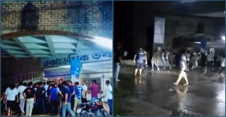 ভাসানী বিশ্ববিদ্যালয়ে ফুটবল খেলা নিয়ে শিক্ষার্থীদের সংঘর্ষ, আহত ১০