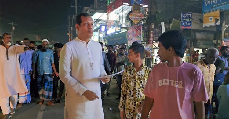 বিএনপি প্রার্থীর মনোনয়ন বাতিলের দাবিতে বিক্ষোভ