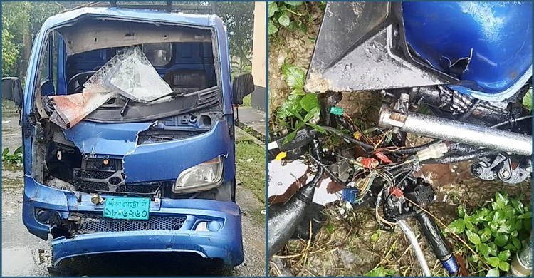 টাঙ্গাইলে পিকআপ-মোটরসাইকেল সংঘর্ষে নিহত ৩