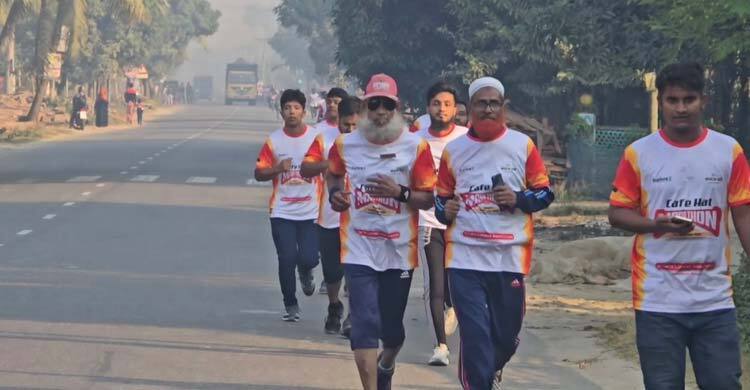 টাঙ্গাইলে ১৫ কিলোমিটার ম্যারাথন প্রতিযোগিতা অনুষ্ঠিত
