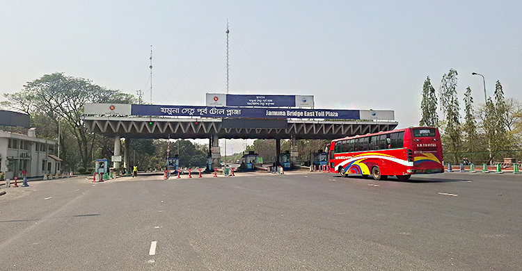 যমুনা সেতু দিয়ে পাঁচদিনে ১৫ কোটি টাকা টোল আদায়