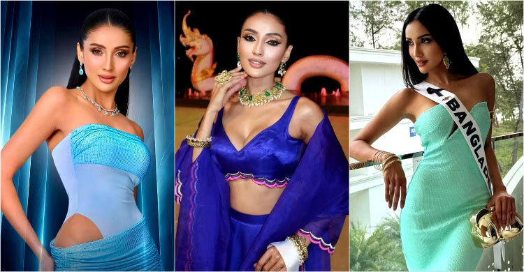 মিস ইউনিভার্সের ৫ নম্বরে বাংলাদেশের মিথিলা, কাঁদছেন আনন্দে