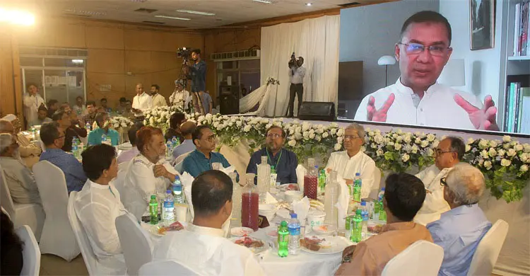 বিএনপির মিডিয়া সেলের ইফতার মাহফিলে ভার্চুয়ালি যুক্ত হয়ে লন্ডন থেকে বক্তব্য দেন তারেক রহমান/ ফাইল ছবি