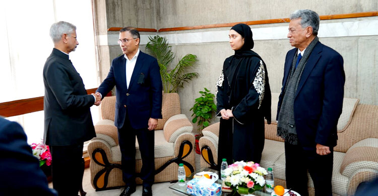 তারেক রহমানকে শোকবার্তা পৌঁছে দিলেন ভারতের পররাষ্ট্রমন্ত্রী