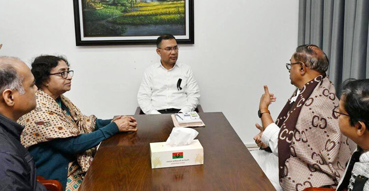 তারেক রহমানের সঙ্গে সাইফুল হকের সাক্ষাৎ