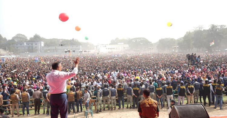 তারেক রহমান বললেন অনেরা ক্যান আছন? উত্তর এলো ‘ভালা আছি’