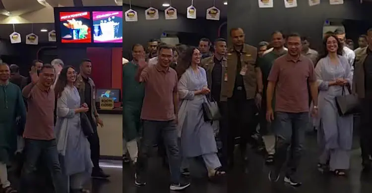 ‘প্রধানমন্ত্রীর সঙ্গে বসে সিনেমা দেখলাম—ভালো লাগছে’