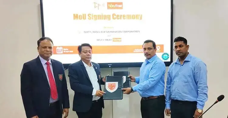 Tasty Treat inks MoU with Parjatan Corporation to boost customer service