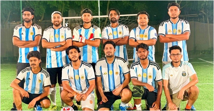আবারও ৭ গোল! ব্রাজিলকে উড়িয়ে দিল তৌসিফের আর্জেন্টিনা