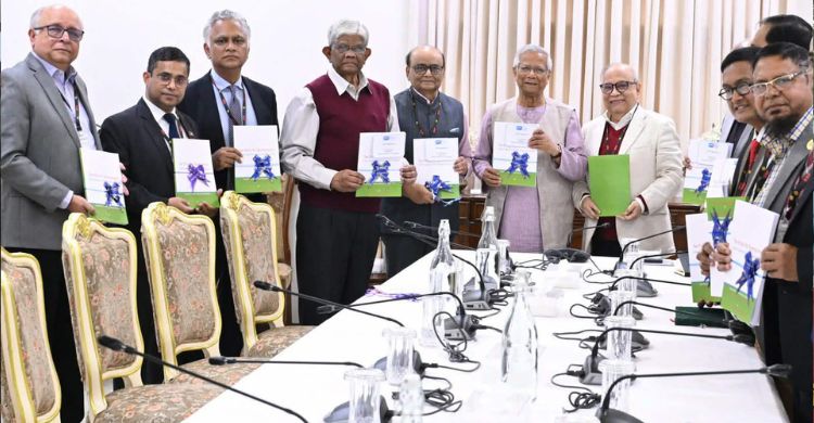 প্রধান উপদেষ্টার কাছে কর কাঠামো পুনর্বিন্যাস কমিটির প্রতিবেদন পেশ