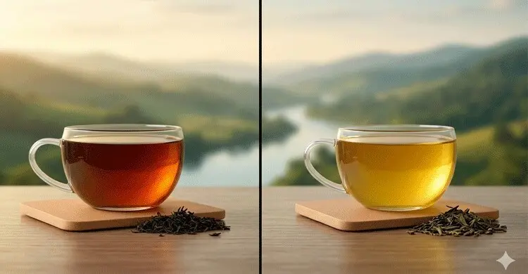 গ্রিন টি নাকি ব্ল্যাক চা কোনটি স্বাস্থ্যের জন্য উপকারী