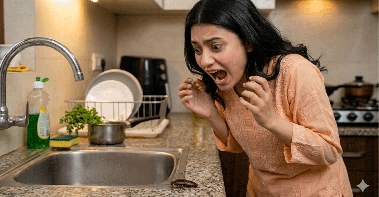 মেয়েরা তেলাপোকা দেখলেই ভয় পায় কেন?