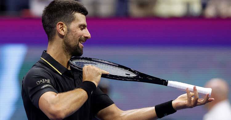 ফেদেরারের রেকর্ড ভেঙে ইউএস ওপেনের কোয়ার্টার ফাইনালে জোকোভিচ