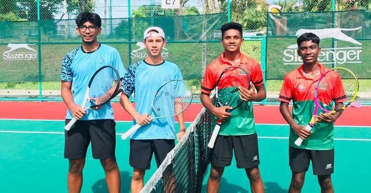 ডেভিস কাপ জুনিয়র টেনিসে জয়ে শুরু বাংলাদেশের