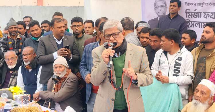 আমরা রাজনীতি করি মানুষের কল্যাণ ও শান্তির জন্য: মির্জা ফখরুল