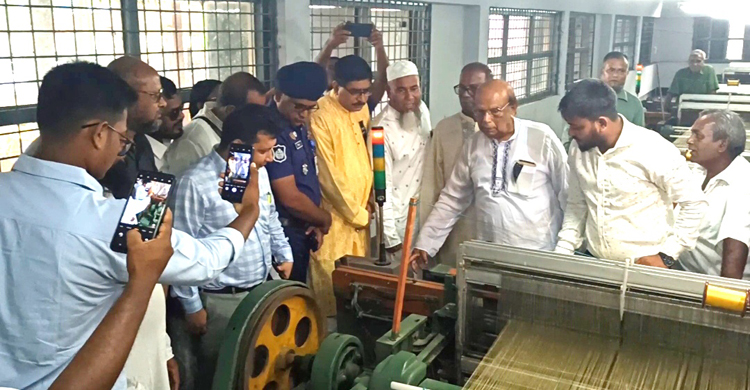 চালু হলো ঠাকুরগাঁওয়ের রেশম কারখানা