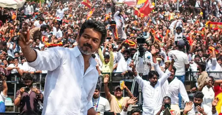 তামিলনাড়ুতে থালাপতি বিজয়ের দল ৮৫ আসনে এগিয়ে