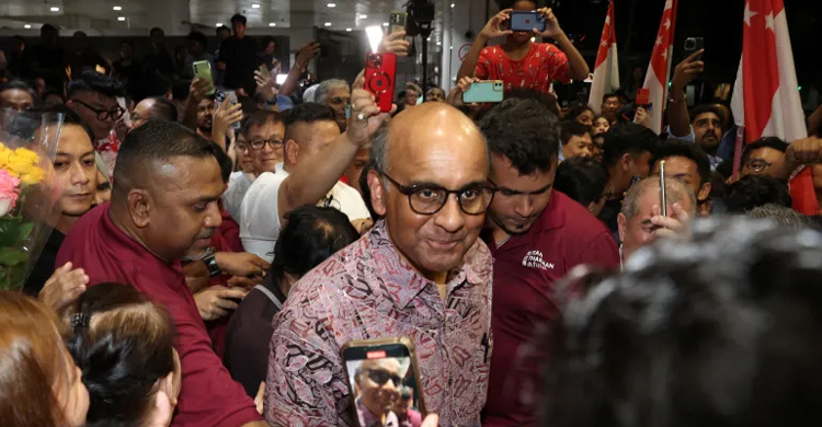Singapore ex-deputy PM Tharman elected president