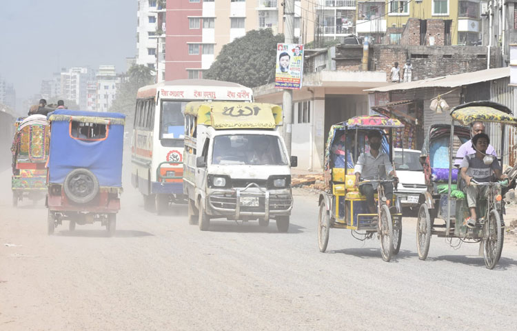 উন্নয়নের ধুলায় ঢাকা নগরজীবন, ছবিতে বিস্তারিত