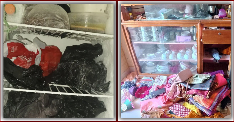 ফ্রিজে থাকা গরুর মাংসও নিয়ে গেলো চোর