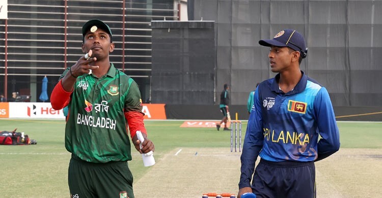 শ্রীলঙ্কার বিপক্ষে টস হেরে ব্যাটিংয়ে বাংলাদেশ