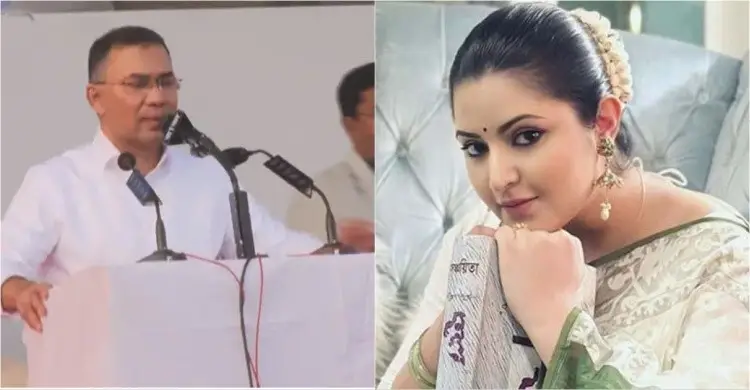 তারেক রহমানের বক্তব্য শুনে যা বললেন পরীমনি