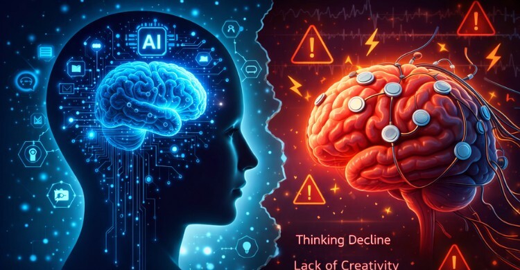 সব কাজে এআই ব্যবহার করে মস্তিষ্ক ক্ষতিগ্রস্ত করছেন না তো?