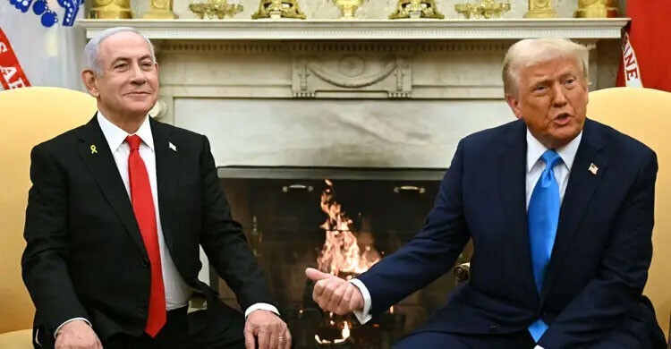 সোমবার যুক্তরাষ্ট্রে ট্রাম্পের সঙ্গে বৈঠক করবেন নেতানিয়াহু