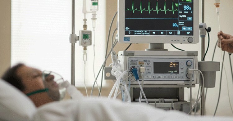 মৃত ব্যক্তিকে আইসিইউতে রাখা যায় না