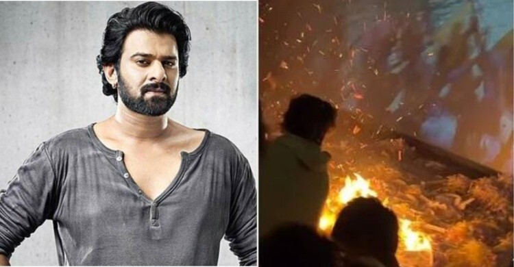 সিনেমা হলে আগুন, প্রভাস ভক্তদের কাণ্ডে তোলপাড়