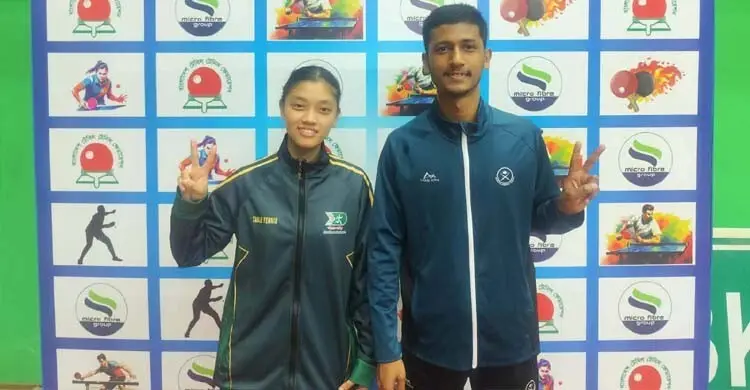 ৬ স্বর্ণ জিতে জাতীয় টেবিল টেনিসে খৈ খৈ মারমার চমক