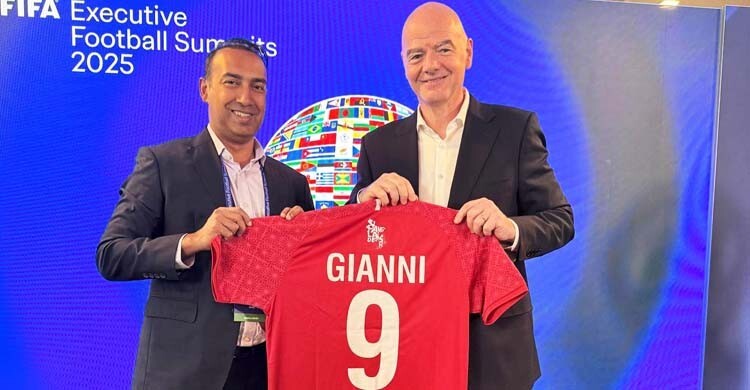 বাংলাদেশের বিশ্বকাপ খেলার সম্ভাবনা দেখছেন ফিফা সভাপতি