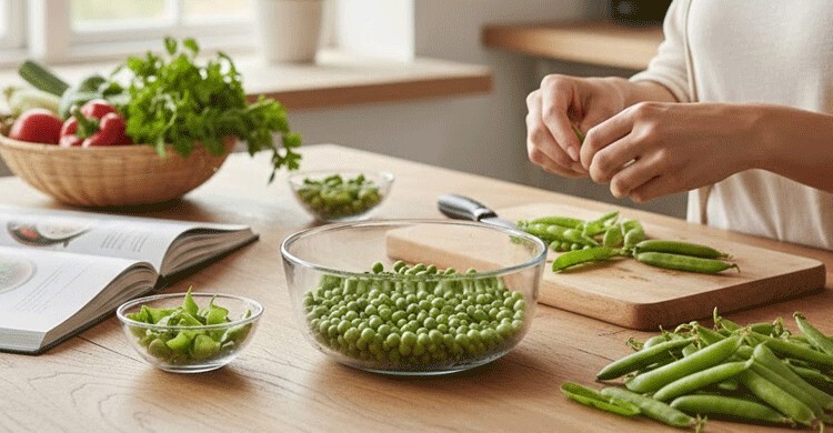 ৫ মিনিটেই মটরশুঁটির খোসা ছাড়ানোর উপায়