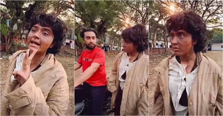 জোভানের সঙ্গে পাগল বেশে ভাইরাল কে এই অভিনেত্রী