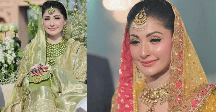 ছেলের দ্বিতীয় বিয়েতে সবার নজর কাড়লেন মরিয়ম নেওয়াজ