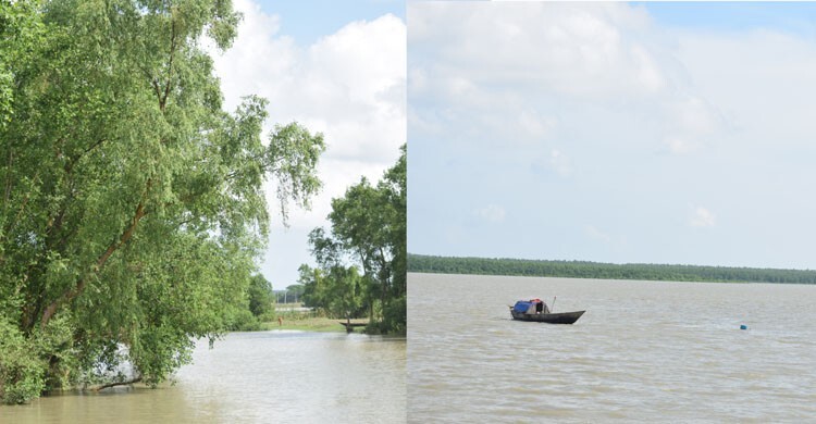 কচ্ছপিয়ার খাল পেরোতেই মেঘনার শোভা