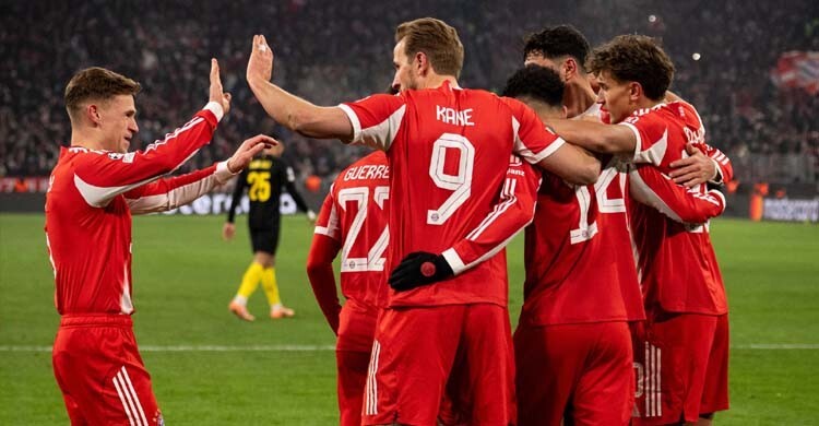 কেইনের জোড়া গোলে শেষ ষোলোতে বায়ার্ন