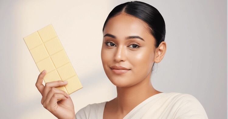 ত্বকের উজ্জ্বলতা বৃদ্ধিতে হোয়াইট চকলেট কীভাবে কাজ করে