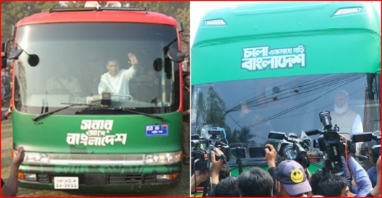 নির্বাচনি প্রচারণায় বাসের ব্যবহার কীভাবে শুরু হলো?