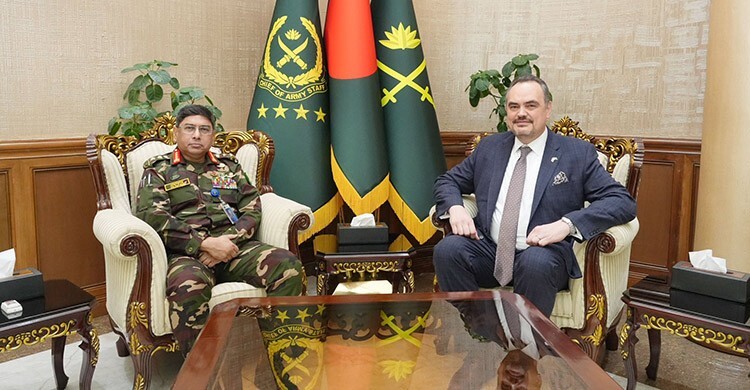 সেনাপ্রধানের সঙ্গে মার্কিন রাষ্ট্রদূতের সাক্ষাৎ