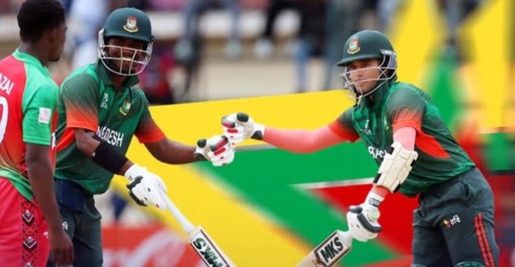 শেষ ম্যাচে বাংলাদেশের ২৫৩ রানের পুঁজি