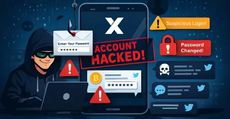 এক্স অ্যাকাউন্ট হ্যাকারের থেকে সুরক্ষিত রাখতে যা করবেন
