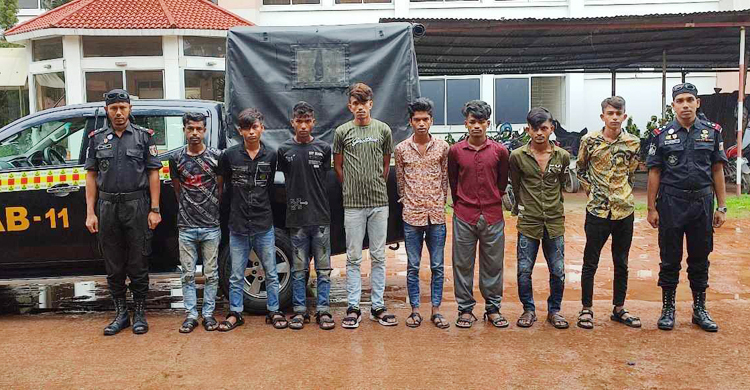 সোনারগাঁয়ে কিশোর গ্যাং ‘টাইগার গ্রুপের’ ৮ সদস্য আটক