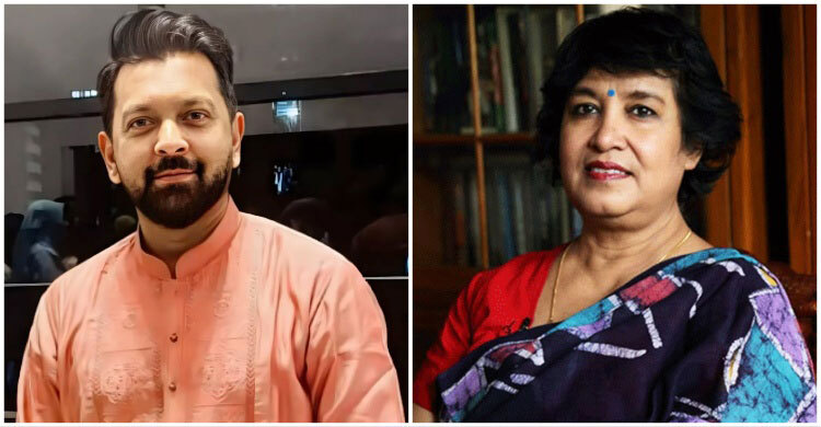 তাহসানকে জিহাদি বলে তসলিমা নাসরিনের কটাক্ষ