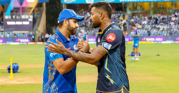 টস জিতে গুজরাটকে ব্যাটিংয়ে পাঠালো মুম্বাই