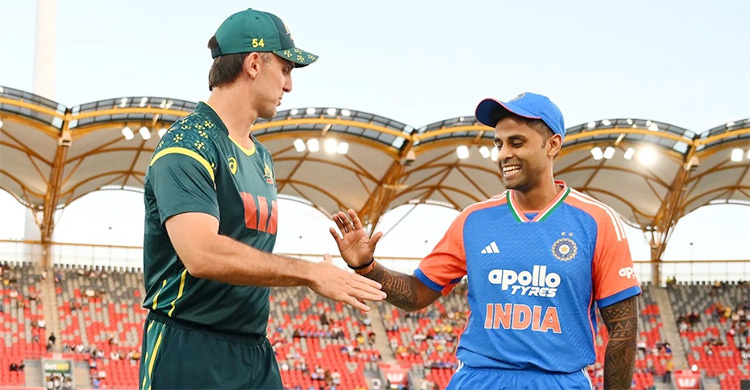 টস জিতে ভারতকে ব্যাটিংয়ে পাঠালো অস্ট্রেলিয়া