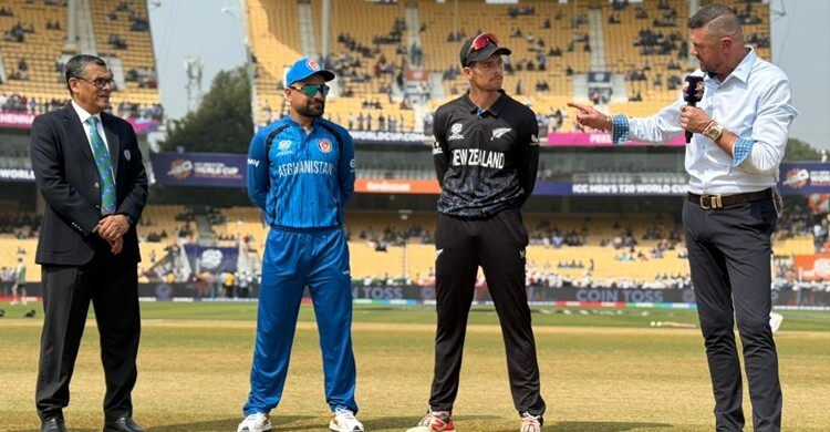 নিউজিল্যান্ডের বিপক্ষে ব্যাটিংয়ে আফগানিস্তান