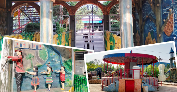 ভরা মৌসুমেও পর্যটকশুন্য আরশিনগর ফিউচার পার্ক